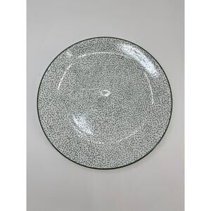 Ikea Entusiasm Salad/Side Plate Green Patterned Scatter Dots Discontinued